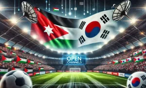 نايل سات HD .. موعد مباراة الاردن وكوريا الجنوبية والقنوات المفتوحة الناقلة لها تصفيات المونديال