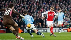 لحظة بلحظة مباراة مانشستر سيتي ضد ارسنال .. 1-4